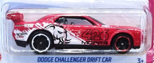 Load image into Gallery viewer, Hot Wheels 2022 Dodge Challenger Drift Car Red #207 HW Drift 3/5 New Long Card