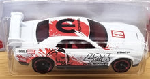 Load image into Gallery viewer, Hot Wheels 2022 Dodge Challenger Drift Car White #207 HW Drift 3/5 New Long Card