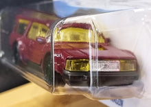 Load image into Gallery viewer, Hot Wheels 2022 Volvo 240 Drift Car Burgundy #232 HW Drift 4/5 New Long Card