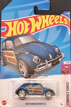Load image into Gallery viewer, Hot Wheels 2022 Volkswagen Beetle Dark Blue #42 Compact Kings 2/5 New Long Card