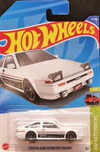 Load image into Gallery viewer, Hot Wheels 2022 Toyota AE86 Sprinter Trueno White #17 HW Hatchbacks 1/5 New Long Card