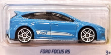 Load image into Gallery viewer, Hot Wheels 2022 Ford Focus RS Light Blue #41 HW Hatchbacks 3/5 New Long Card