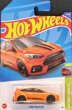 Load image into Gallery viewer, Hot Wheels 2022 Ford Focus RS Orange #41 HW Hatchbacks 3/5 New Long Card