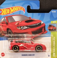 Load image into Gallery viewer, Hot Wheels 2022 Subaru WRX STI Red #67 HW Hatchbacks 4/5 New