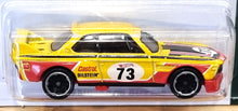 Load image into Gallery viewer, Hot Wheels 2022 '73 BMW 3.0 CSL Race Car Yellow #34 Retro Racers 2/10 New Long Card