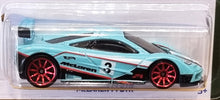 Load image into Gallery viewer, Hot Wheels 2022 McLaren F1 GTR Light Blue #57 Retro Racers 3/10 New Long Card