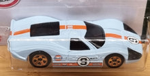 Load image into Gallery viewer, Hot Wheels 2022 '67 Ford GT40 MK.IV Light Blue #58 Retro Racers 4/10 New Long Card