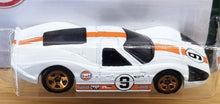 Load image into Gallery viewer, Hot Wheels 2022 '67 Ford GT40 MK.IV White #58 Retro Racers 4/10 New Long Card