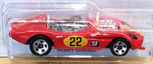 Load image into Gallery viewer, Hot Wheels 2022 Glory Chaser Red #123 Retro Racers 7/10 New Long Card - Damaged