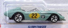 Load image into Gallery viewer, Hot Wheels 2022 Glory Chaser Seafoam Green #123 Retro Racers 7/10 New Long Card