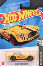 Load image into Gallery viewer, Hot Wheels 2022 Shelby Cobra 427 SC Yellow #152 Retro Racers 9/10 New Long Card