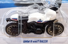 Load image into Gallery viewer, Hot Wheels 2022 BMW R NineT Motorbike White #153 Retro Racers 10/10 New Long Card - Chrome