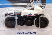 Load image into Gallery viewer, Hot Wheels 2022 BMW R NineT Motorbike White #153 Retro Racers 10/10 New Long Card