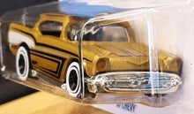 Load image into Gallery viewer, Hot Wheels 2022 '57 Chevy Gold #44 Chevy Bel Air 3/5 New Long Card