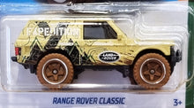 Load image into Gallery viewer, Hot Wheels 2022 Range Rover Classic Cream #159 Mud Studs 4/5 New Long Card