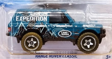 Load image into Gallery viewer, Hot Wheels 2022 Range Rover Classic Teal #159 Mud Studs 4/5 New Long Card