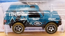 Load image into Gallery viewer, Hot Wheels 2022 Range Rover Classic Teal #159 Mud Studs 4/5 New Long Card