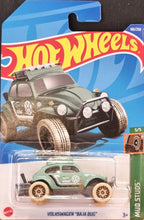Load image into Gallery viewer, Hot Wheels 2022 Volkswagen Baja Bug Mint Green #160 Mud Studs 5/5 New Long Card