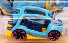 Load image into Gallery viewer, Hot Wheels 2022 Kick Kart Cyan #90 HW Ride-Ons 5/5 New
