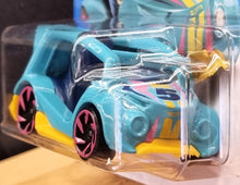 Load image into Gallery viewer, Hot Wheels 2022 Kick Kart Cyan #90 HW Ride-Ons 5/5 New