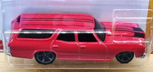 Load image into Gallery viewer, Hot Wheels 2022 '70 Chevelle SS Wagon Red #111 HW Wagons 1/5 New Long Card - Missing Side Stripes