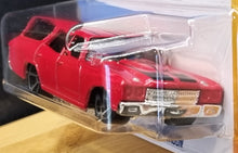 Load image into Gallery viewer, Hot Wheels 2022 '70 Chevelle SS Wagon Red #111 HW Wagons 1/5 New Long Card - Missing Side Stripes