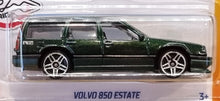 Load image into Gallery viewer, HOT WHEELS DIE CAR - 2022 Volvo 850 Estate Dark Green #140 HW Wagons 2/5 New Long Card