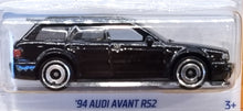 Load image into Gallery viewer, Hot Wheels 2022 '94 Audi Avant RS2 Black #228 HW Wagons 5/5 New Long Card