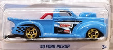 Load image into Gallery viewer, Hot Wheels 2022 '40 Ford Pickup Sky Blue #181 HW Drag Strip 1/10 New Long Card