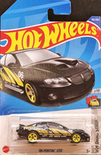 Load image into Gallery viewer, Hot Wheels 2022 '06 Pontiac GTO Black #182 HW Drag Strip 2/10 New Long Card