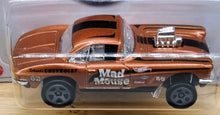 Load image into Gallery viewer, Hot Wheels 2022 '62 Corvette Gasser Burnt Orange #225 HW Drag Strip 7/10 New Long Card