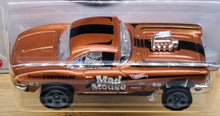Load image into Gallery viewer, Hot Wheels 2022 '62 Corvette Gasser Burnt Orange #225 HW Drag Strip 7/10 New Long Card