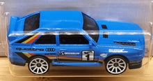Load image into Gallery viewer, Hot Wheels 2022 '84 Audi Sport Quattro Blue #180 Rally Champs 1/5 New Long Card