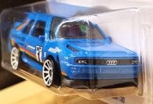 Load image into Gallery viewer, Hot Wheels 2022 '84 Audi Sport Quattro Blue #180 Rally Champs 1/5 New Long Card