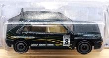 Load image into Gallery viewer, Hot Wheels 2022 Lancia Delta Integrale #210 Dark Green Rally Champs 3/5 New Long Card