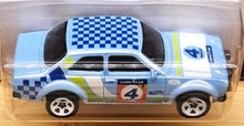 Load image into Gallery viewer, Hot Wheels 2022 '70 Ford Escort RS1600 Blue #244 Rally Champs 5/5 New Long Card