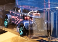 Load image into Gallery viewer, Hot Wheels 2022 Pass'n Gasser Dark Blue 4/5 Blue and Pink Series New Long Card