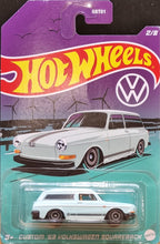 Load image into Gallery viewer, Hot Wheels 2022 Custom '69 Volkswagen Squareback Blue Volkswagen 2/8 New Long Card