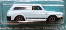Load image into Gallery viewer, Hot Wheels 2022 Custom '69 Volkswagen Squareback Blue Volkswagen 2/8 New Long Card