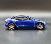Load image into Gallery viewer, Hot Wheels 2020 Tesla Model 3 Blue #112 Factory Fresh 9/10