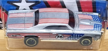 Load image into Gallery viewer, Hot Wheels 2022 '67 Pontiac GTO Grey Stars & Stripes 2/8 New Long Card