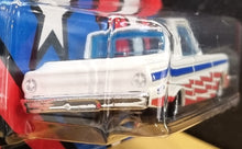 Load image into Gallery viewer, Hot Wheels 2022 '65 Ford Ranchero White Stars & Stripes 1/8 New Long Card