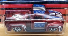 Load image into Gallery viewer, Hot Wheels 2022 Custom '56 Ford Truck Red Stars & Stripes 7/8 New Long Card