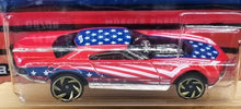 Load image into Gallery viewer, Hot Wheels 2022 Muscle Speeder Red Stars & Stripes 8/8 New Long Card