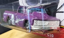 Load image into Gallery viewer, Hot Wheels 2022 '67 Chevy C10 Purple Marvel Spider-Man 5/5 New Long Card