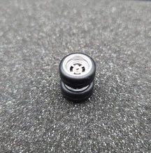 Load image into Gallery viewer, 1:64 4 Spoke Silver Wheel Set with Rubber Tyres - Hot Wheels, Matchbox