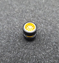 Load image into Gallery viewer, 1:64 10 Spoke Satin Gold Wheel Set with Rubber Tyres - Hot Wheels, Matchbox