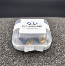 Load image into Gallery viewer, 1:64 10 Spoke Satin Gold Wheel Set with Rubber Tyres - Hot Wheels, Matchbox