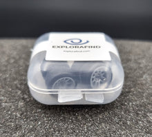 Load image into Gallery viewer, 1:64 10 Spoke Silver Alloy Wheel Set with Rubber Tyres - Hot Wheels, Matchbox