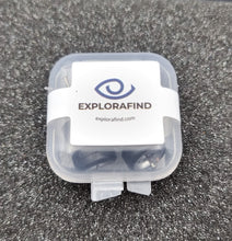 Load image into Gallery viewer, 1:64 10 Spoke Silver Alloy Wheel Set with Rubber Tyres - Hot Wheels, Matchbox